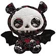 Skelanimals Diego (Bat) 6-Inch Beanie Plush